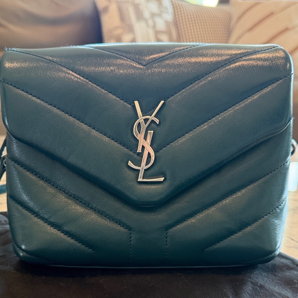 Saint Laurent Matelasse Calfskin Monogram LouLou Toy Crossbody - Picture 14 of 16